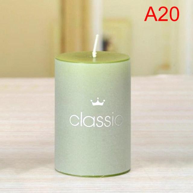 Scented Candle Candles For Home Scented 100 Hour Long Lasting Aromatherapy Candle Highly Scented & Soy Jar Candle Gift Lavender Classic Cylindrical Birthday Romantic Small Candle Wedding Western Food Candlestick Column Wax