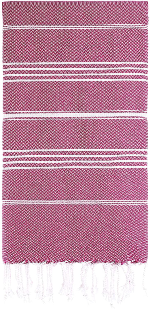 Monaco Turkish Cotton Hand Towel – Lightweight Quick Dry Bathroom, Kitchen & Travel Towel, Luxury Organic Turkish Towel
