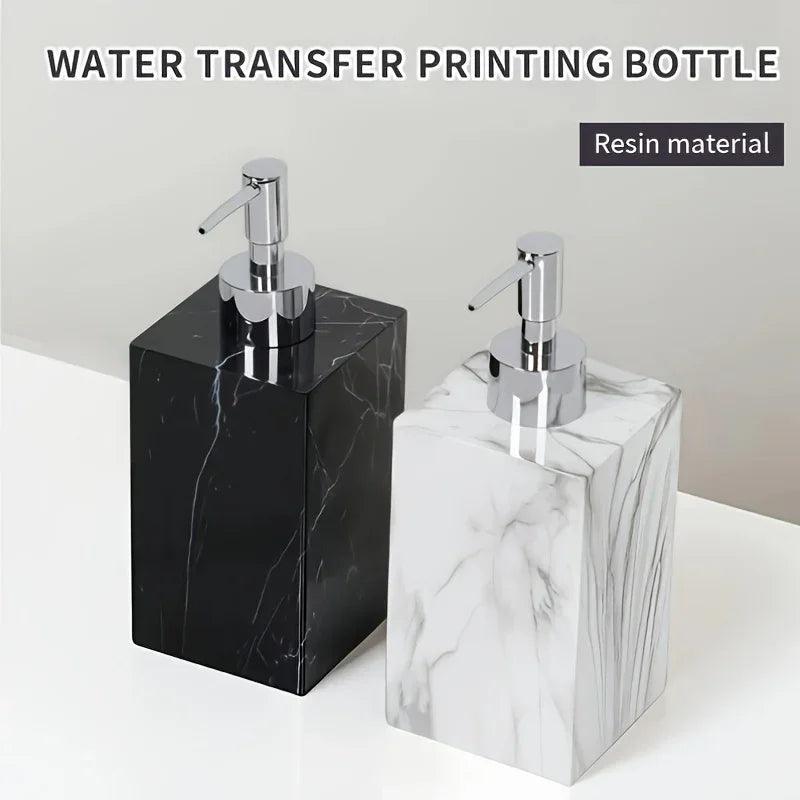 Hotel Bathroom Hand Sanitizer Refillable Bottle Simple and High-end Press Bottle Lotion Bottle Shampoo Shower Gel Empty Bottle