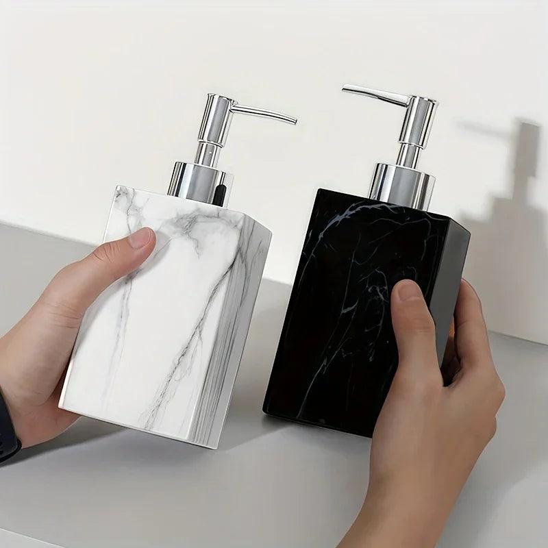 Hotel Bathroom Hand Sanitizer Refillable Bottle Simple and High-end Press Bottle Lotion Bottle Shampoo Shower Gel Empty Bottle