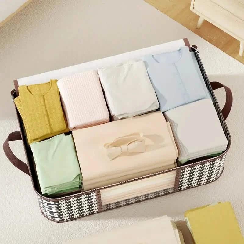 Houndstooth Large Storage Bag