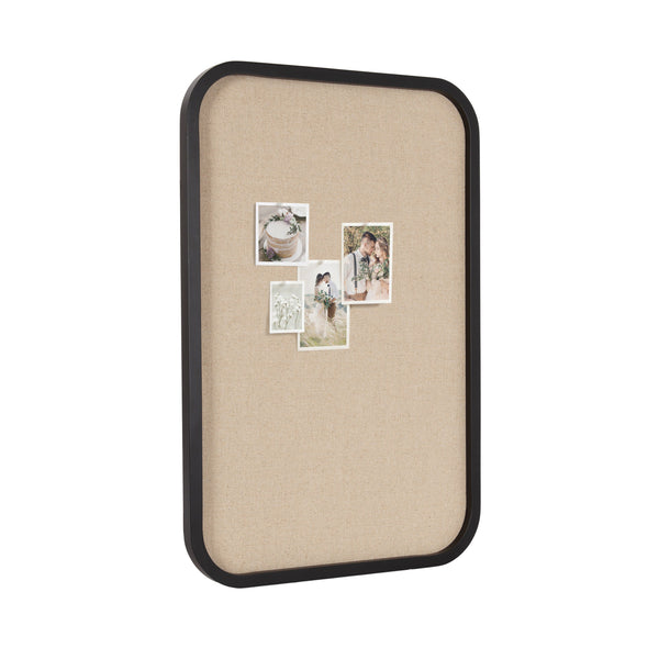 Hutton Wood Framed Fabric Pinboard