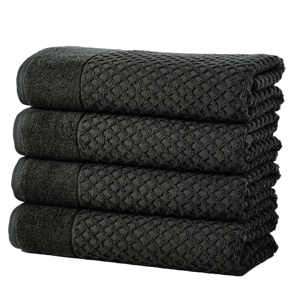 Cotton Diamond Waffle Weave Bath Towel Set - Grayson Collection