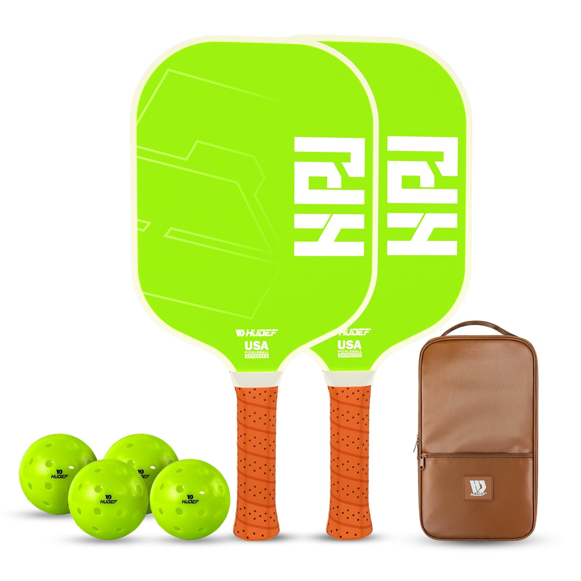 HUDEF HPJ™ USA Pickleball (USAPA) Approved  Pickleball Paddles Set