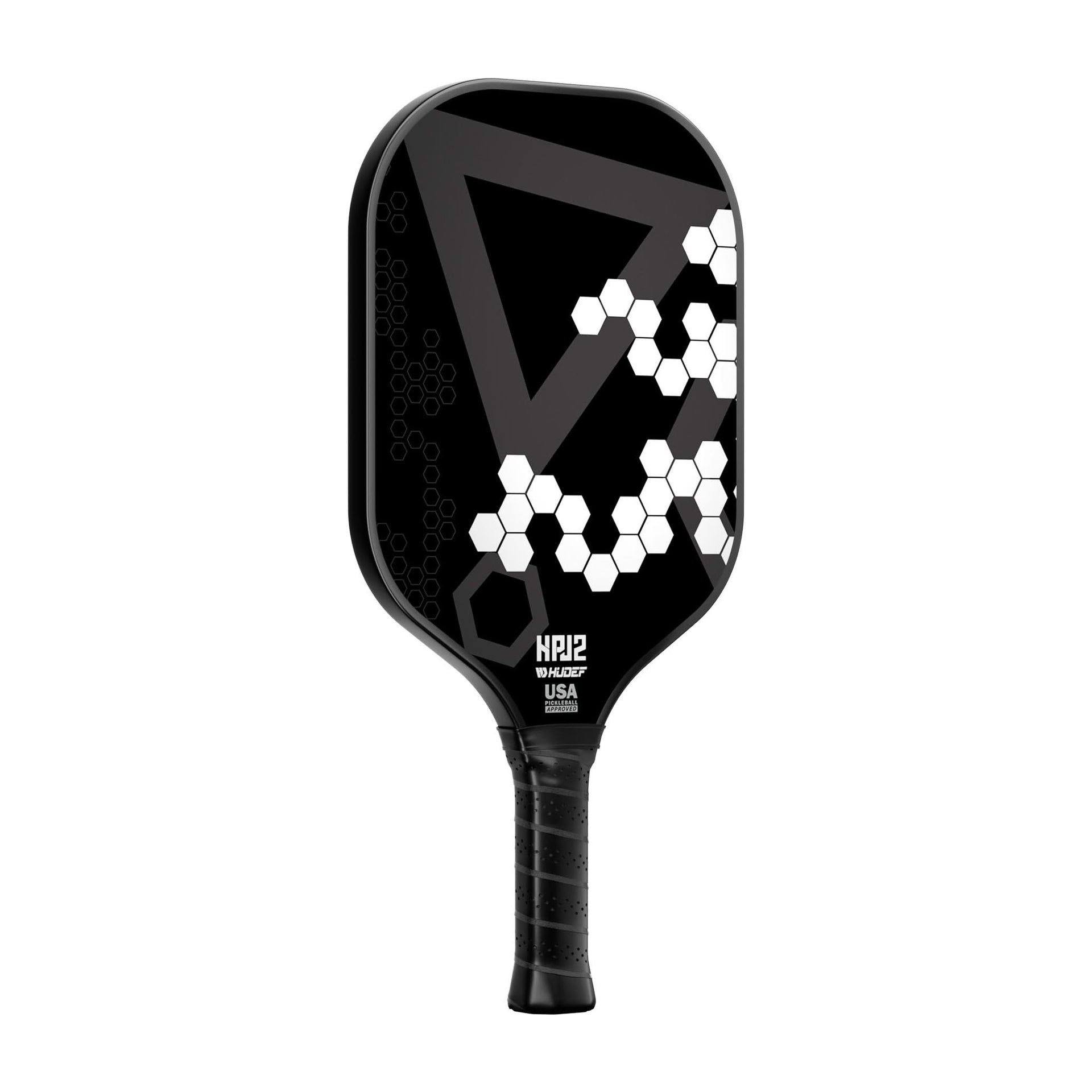 HUDEF HPJ2 USA Pickleball (USAPA) Approved  Pickleball Paddles Set Black and White