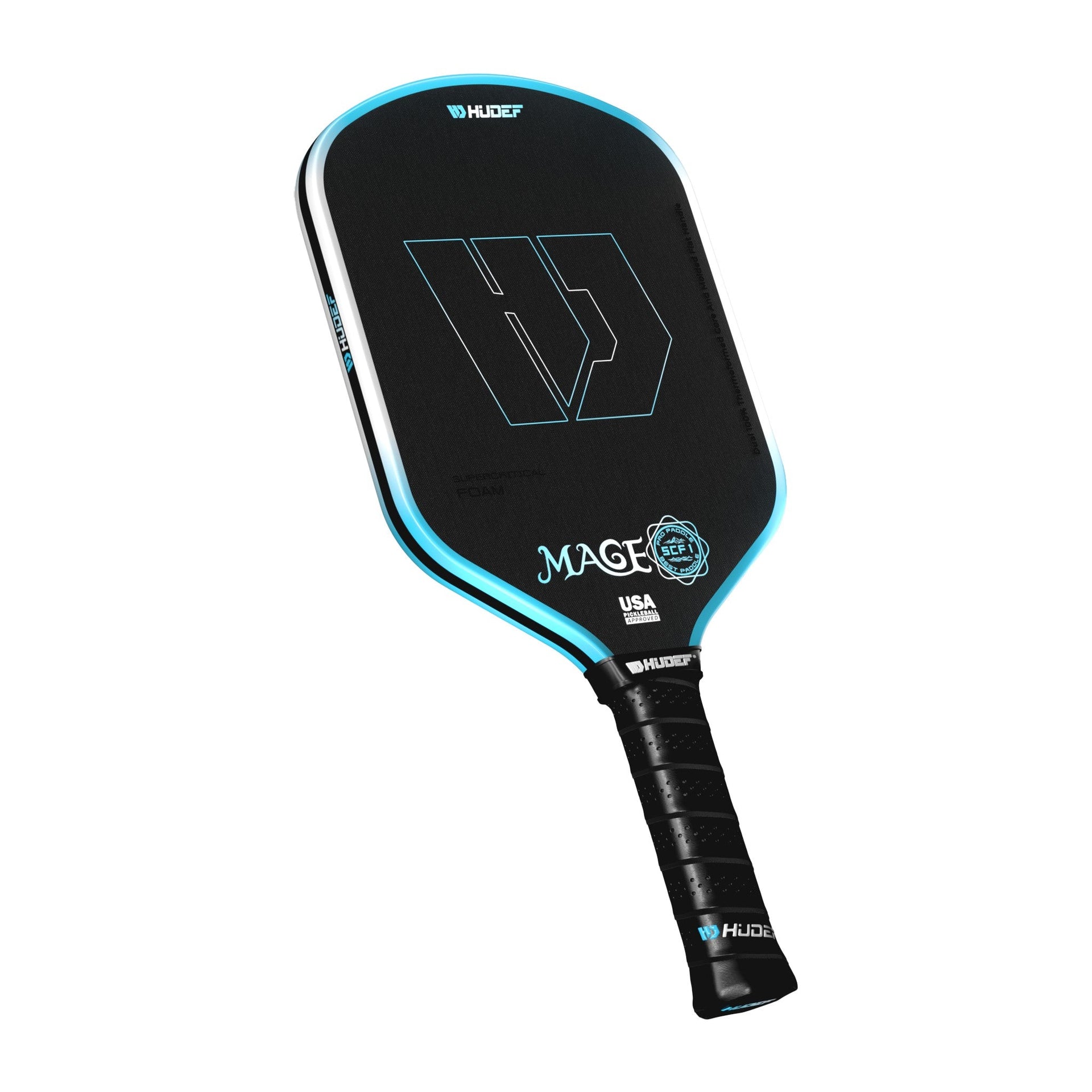 Hudef Mage SCF1 Hybrid Pickleball Paddle – Blue 16mm