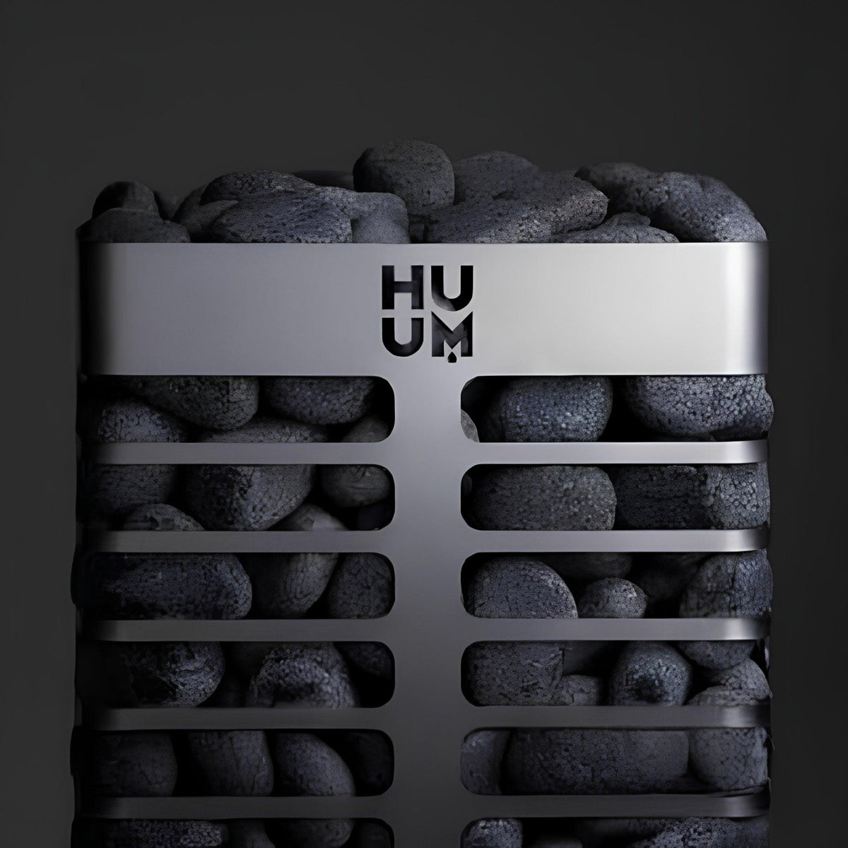 Huum Steel Mini Series 4 Stainless Steel Wall Mount 3.5KW Sauna Heater With Digital Controller & Sauna Stones (SAK91573)