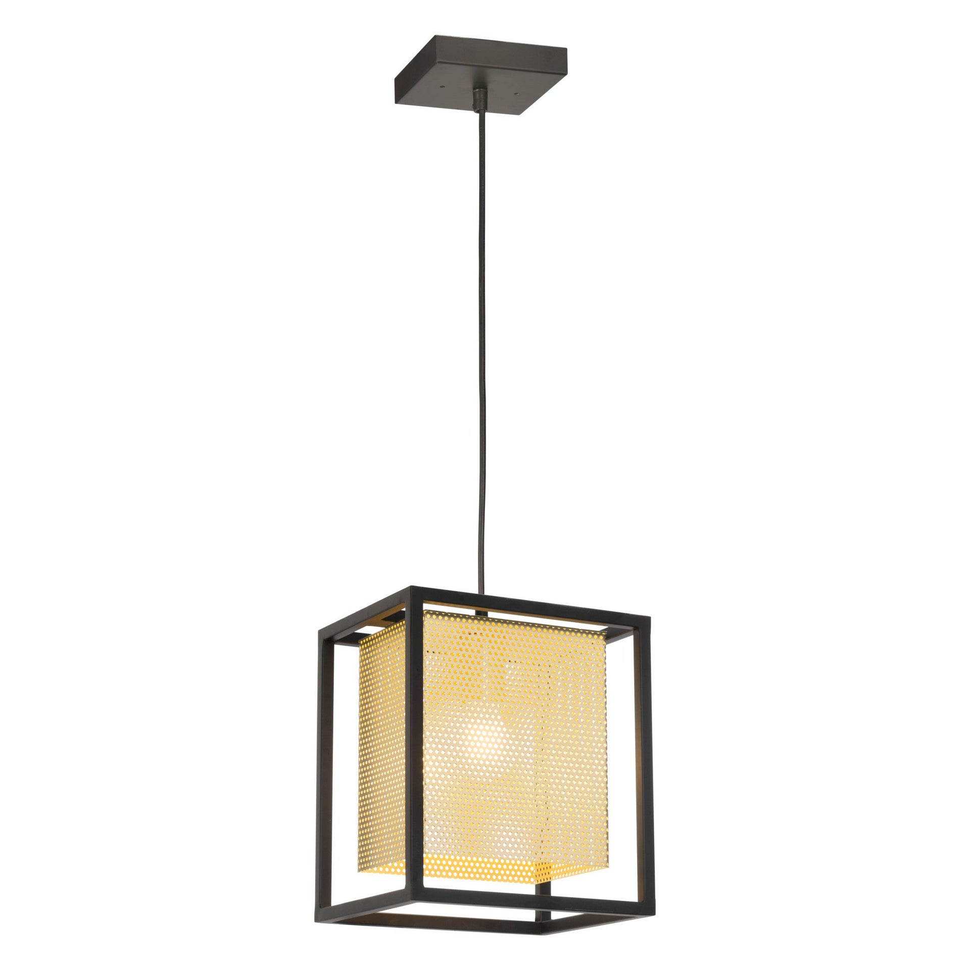 Yves Ceiling Lamp Gold & Black
