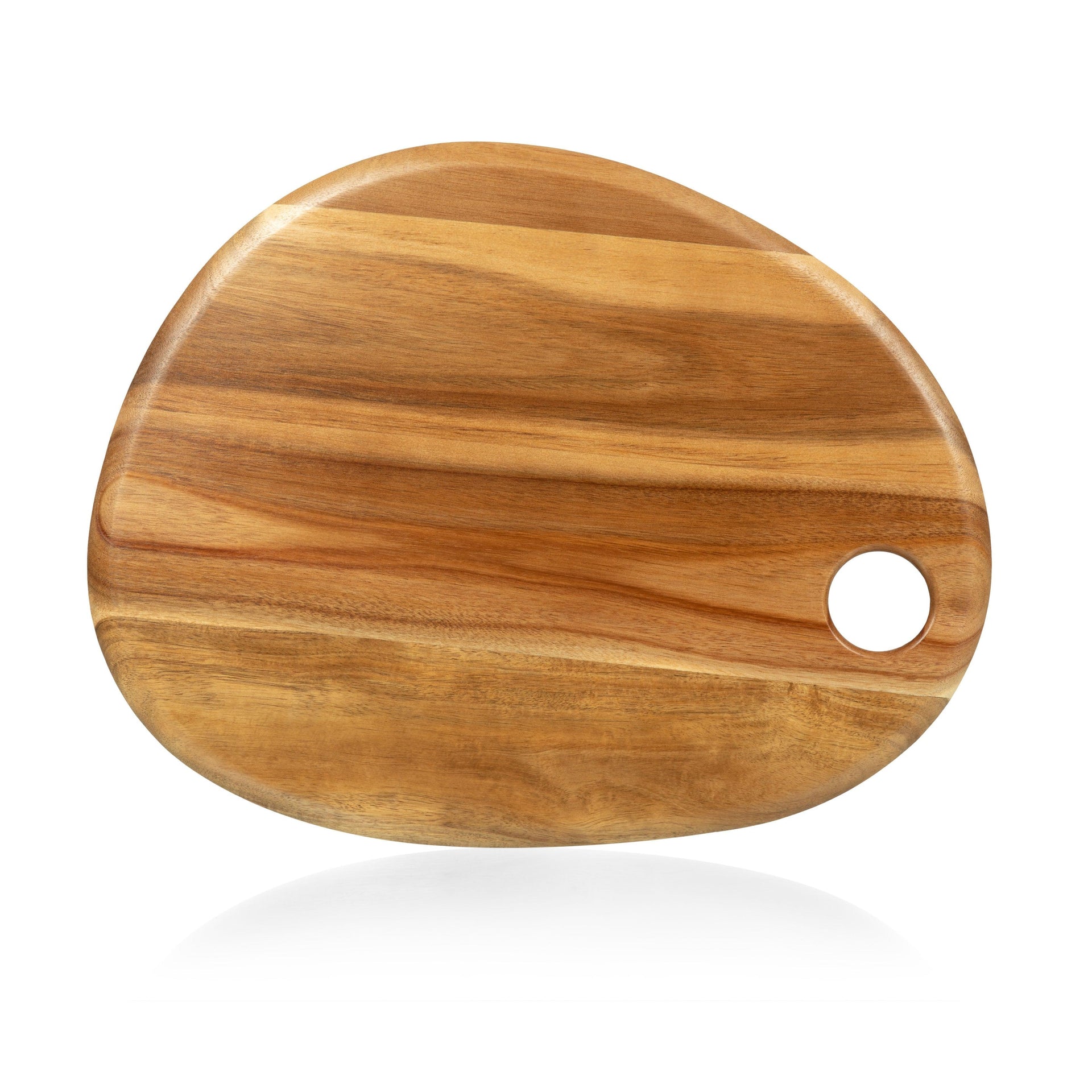 Pebble Shaped Acacia Serving Board 18