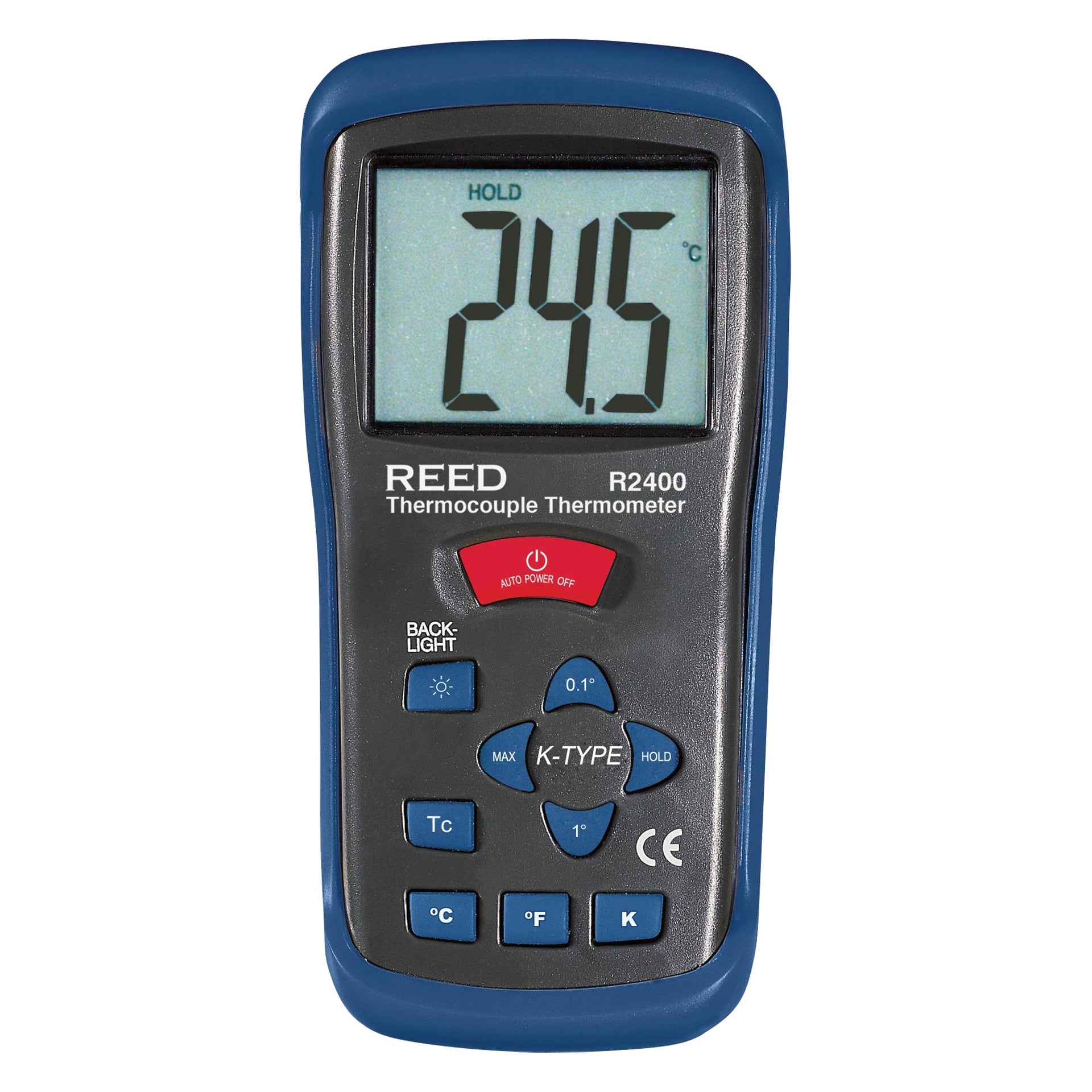 Thermometer, Contact, Digital, -58-2000°F (-50-1300°C)