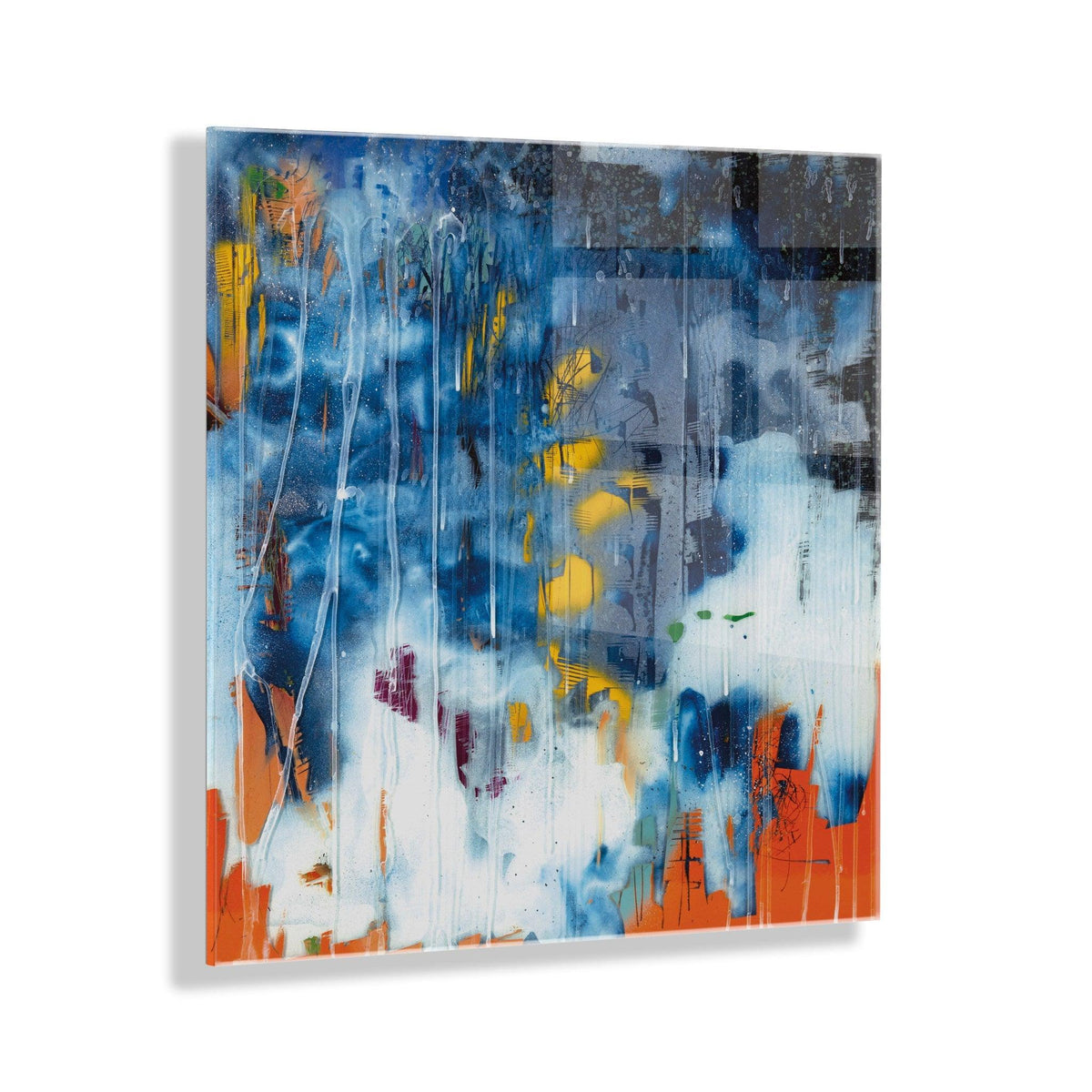 Summer Sky Floating Acrylic Art by Grant Mahr