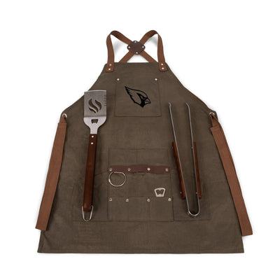 Arizona Cardinals - BBQ Apron with Tools & Bottle Opener