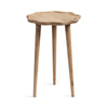 Alezar Scallop Wood Side Table