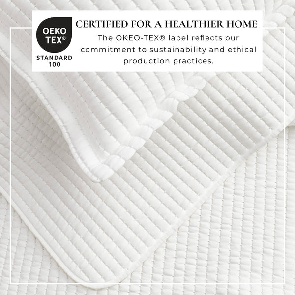 3-Piece Solid Quilt - Alicia Collection Great Bay Home