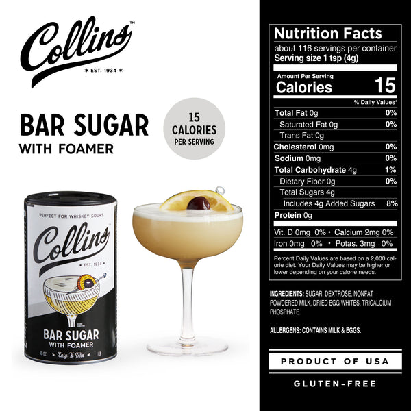 Bar Sugar with Foamer 16 oz