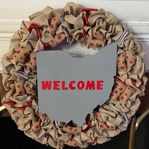 Unfinished Wood Ohio Shape - State - Craft - up to 46