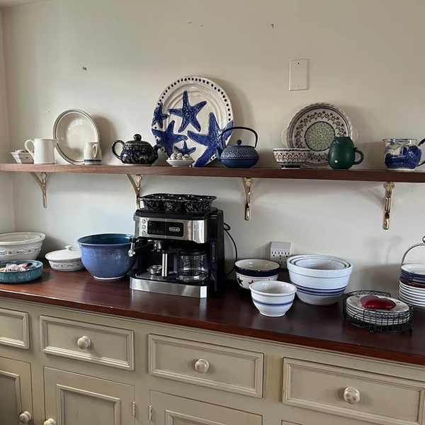 Classic Shelf Bracket - Brass Brushed