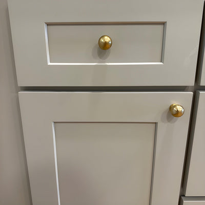 Brass Ball Knob - Unlacquered Polished Brass