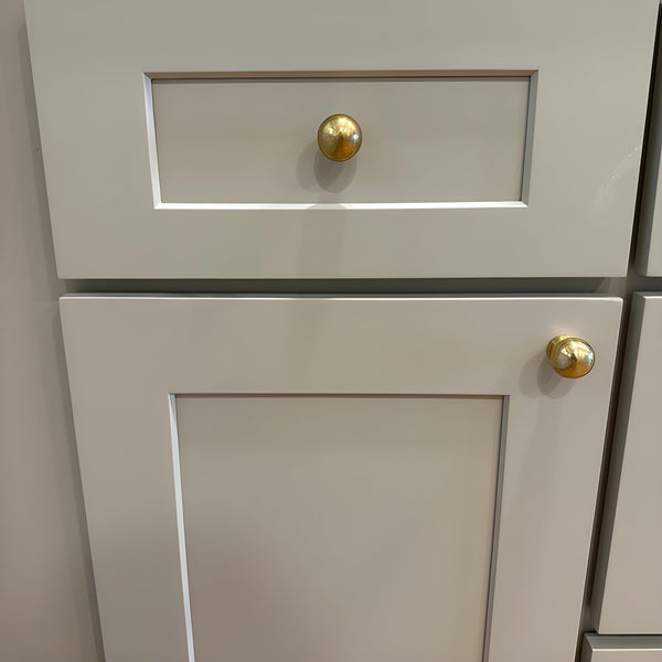 Brass Ball Knob - Unlacquered Polished Brass