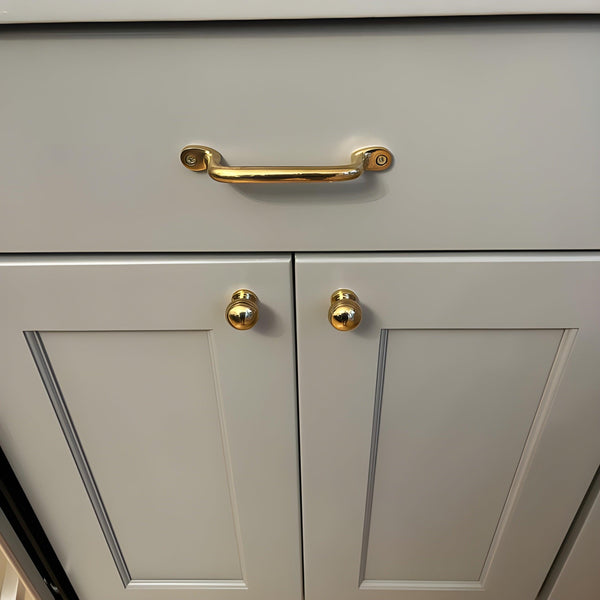 Brass Ball Knob - Unlacquered Polished Brass