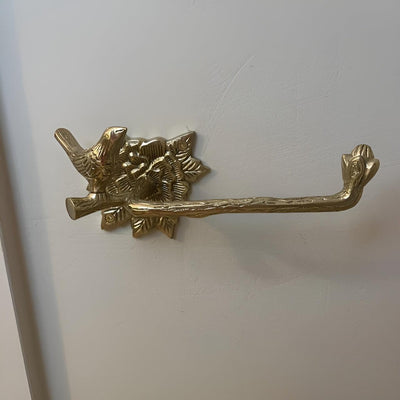 Brass Bird Bathroom Set - Polished Finish