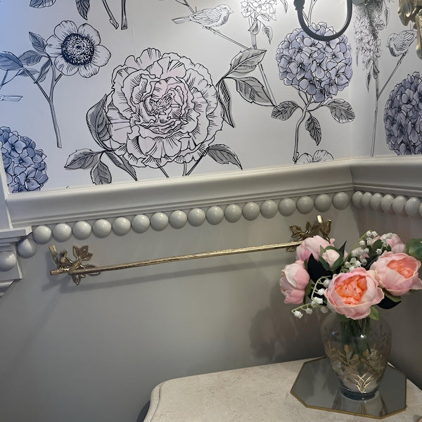 Brass Bird Bathroom Set - Polished Finish