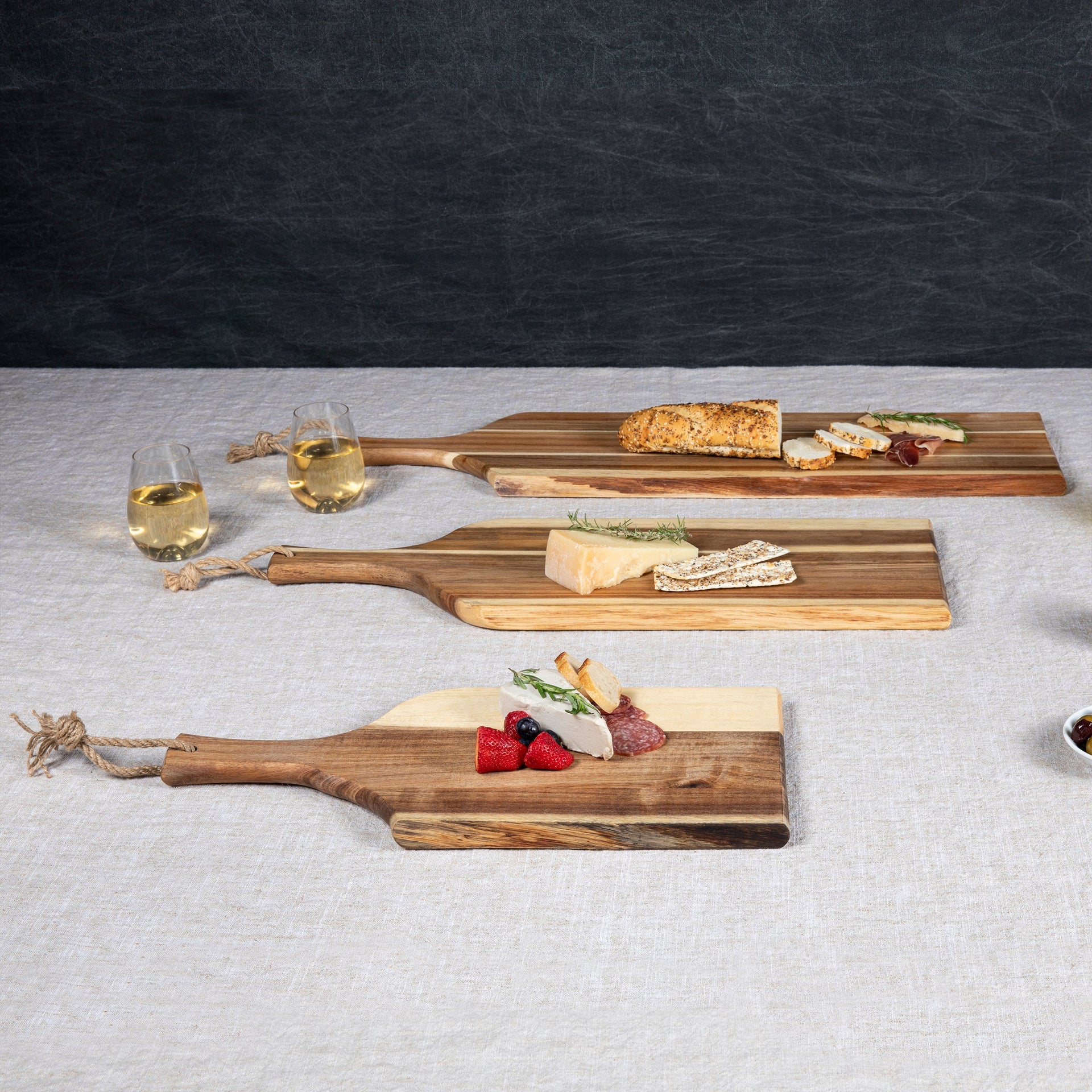 Set of 3 Artisan Serving Planks (18