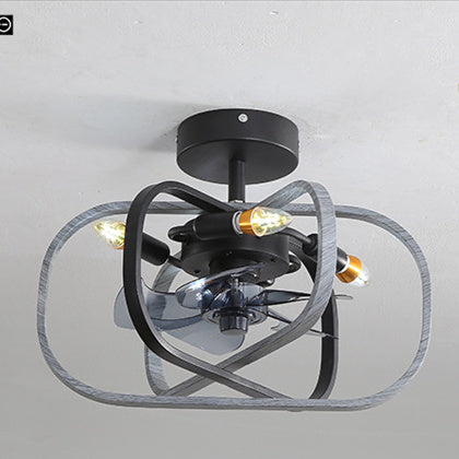 Idyllic American Fan Lamp Nordic Minimalist Dining Room Decorbites