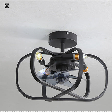 Idyllic American Fan Lamp Nordic Minimalist Dining Room Decorbites