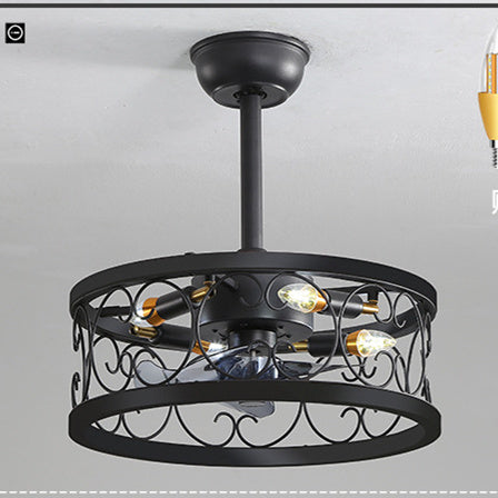 Idyllic American Fan Lamp Nordic Minimalist Dining Room Decorbites