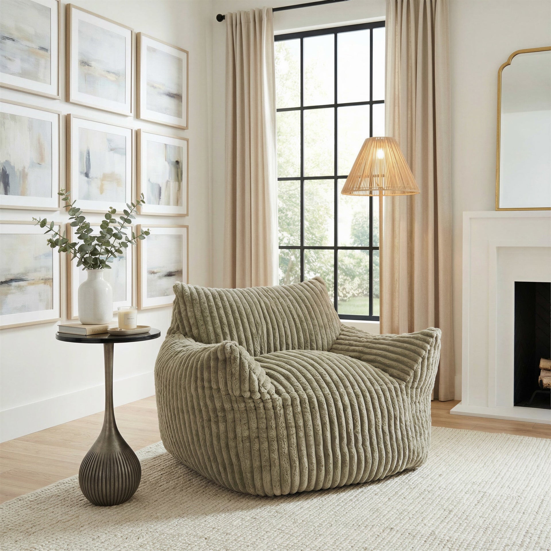 Calin Armchair Green