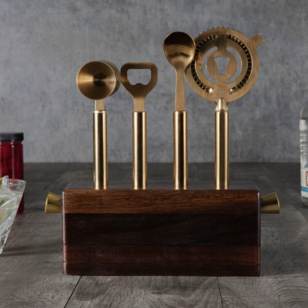 Sidecar 5-Piece Bar Tool Set Picnic Time Family of Brands