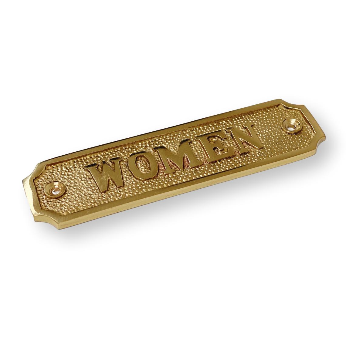 Brass Door Sign 