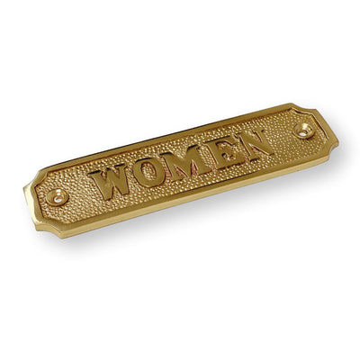 Brass Door Sign 