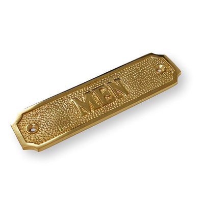 Brass Door Sign 
