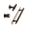 Knurled Backplate Antique Bronze 
