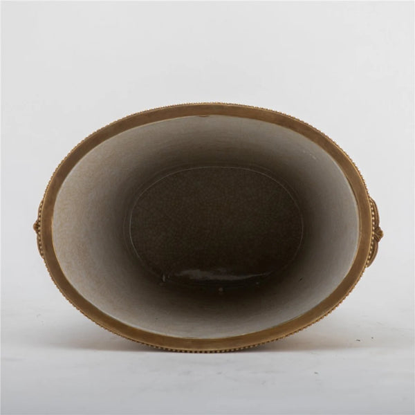 Wild Breeze Porcelain with Bronze Ormolu Planter