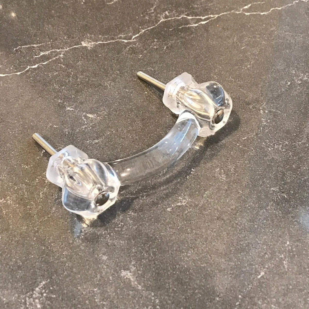 Glass Depression Clear Drawer Pull and Cabinet Knobs