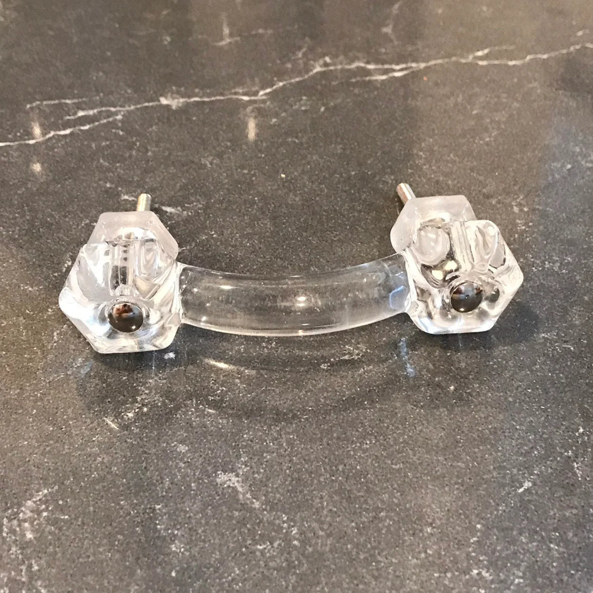 Glass Depression Clear Drawer Pull and Cabinet Knobs