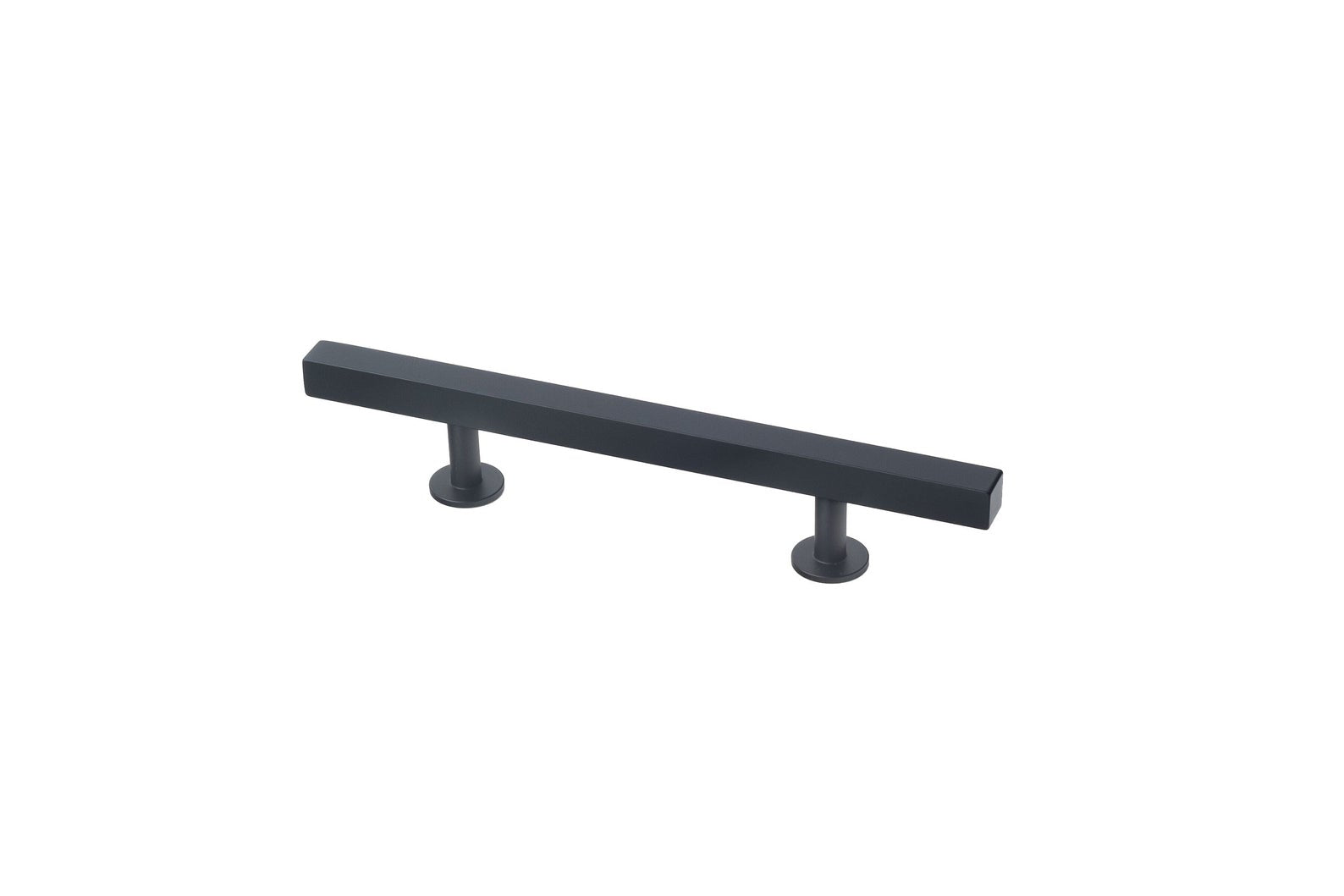 Lew's Square Bar Cabinet Knobs and Handles in Matte Black