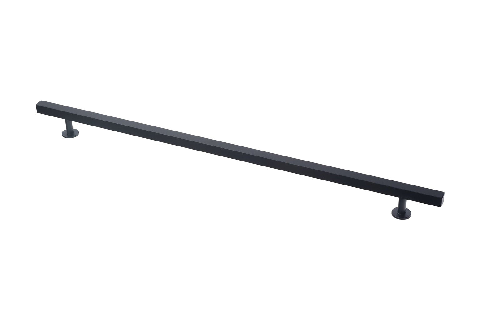 Lew's Square Bar Cabinet Knobs and Handles in Matte Black