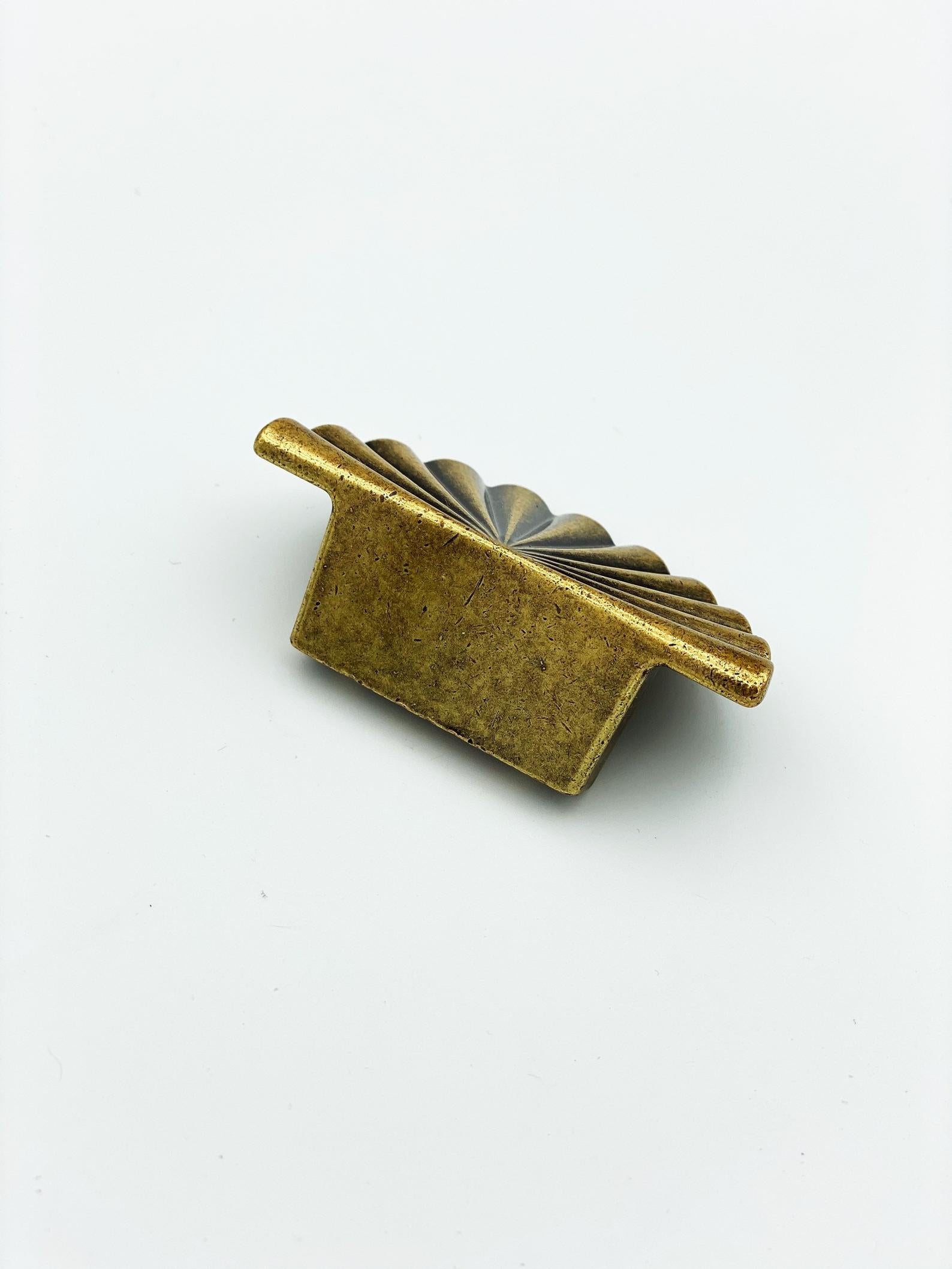 Reeded Antique Brass 