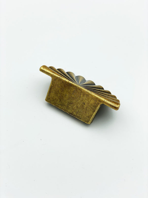 Reeded Antique Brass 