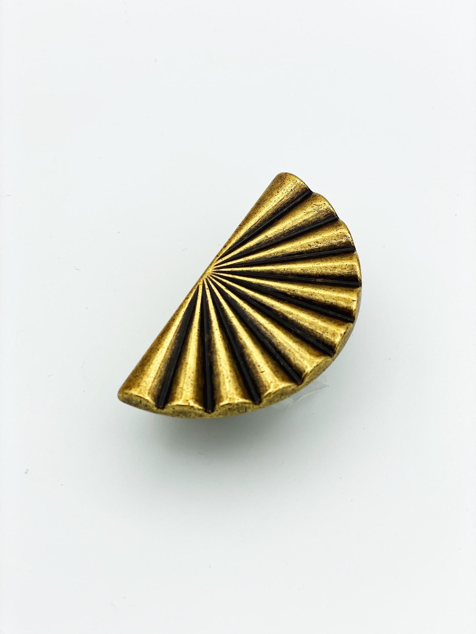 Reeded Antique Brass 