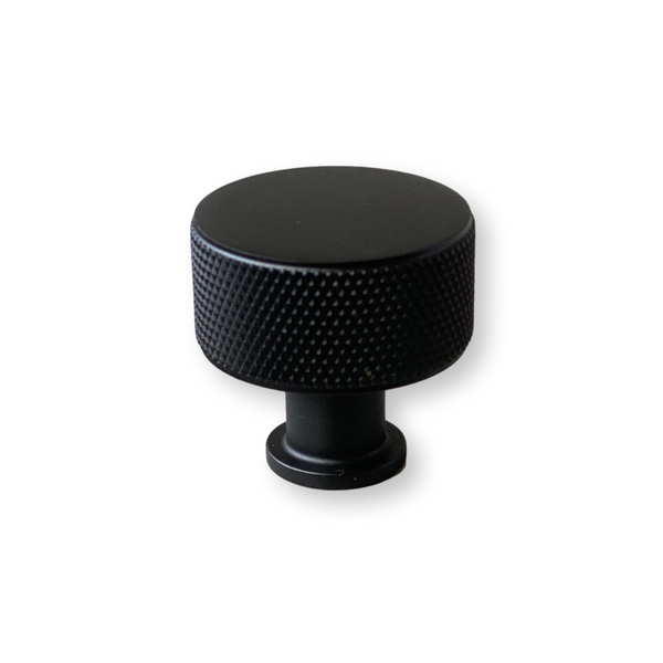 Knurled Matte Black Solid 