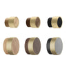 Oak, Walnut, Black and Brass 