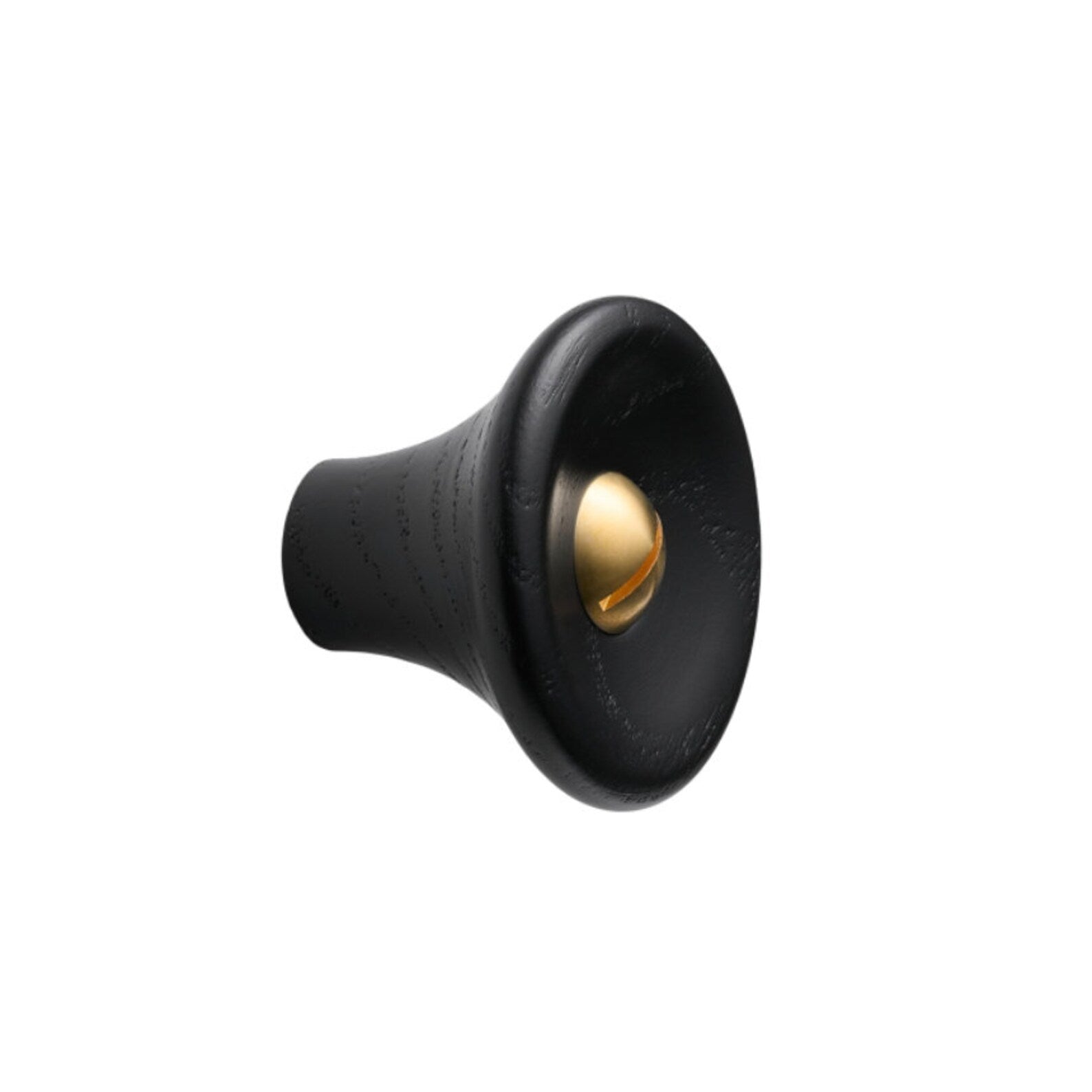 Oak, Walnut, Black Brass 