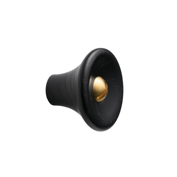 Oak, Walnut, Black Brass 