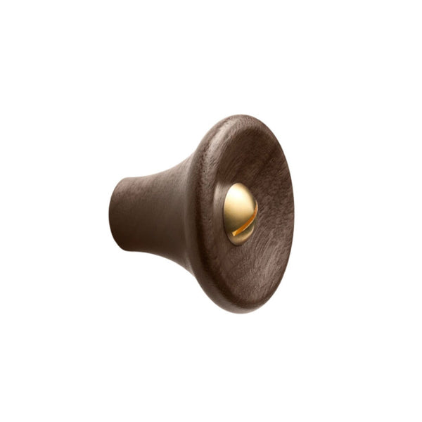 Oak, Walnut, Black Brass 