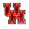 University of Houston Cougars Illuminated recycled metal wall decor